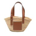 Small Raffia Anagram Basket Tote