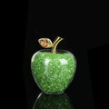 ArtZ® Handmade Crystal Apple Figurine - Green / Large