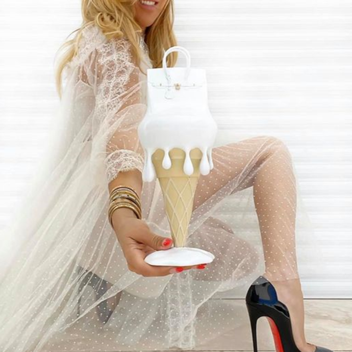 ArtZ® So Fancy Ice Cream Bag Sculpture