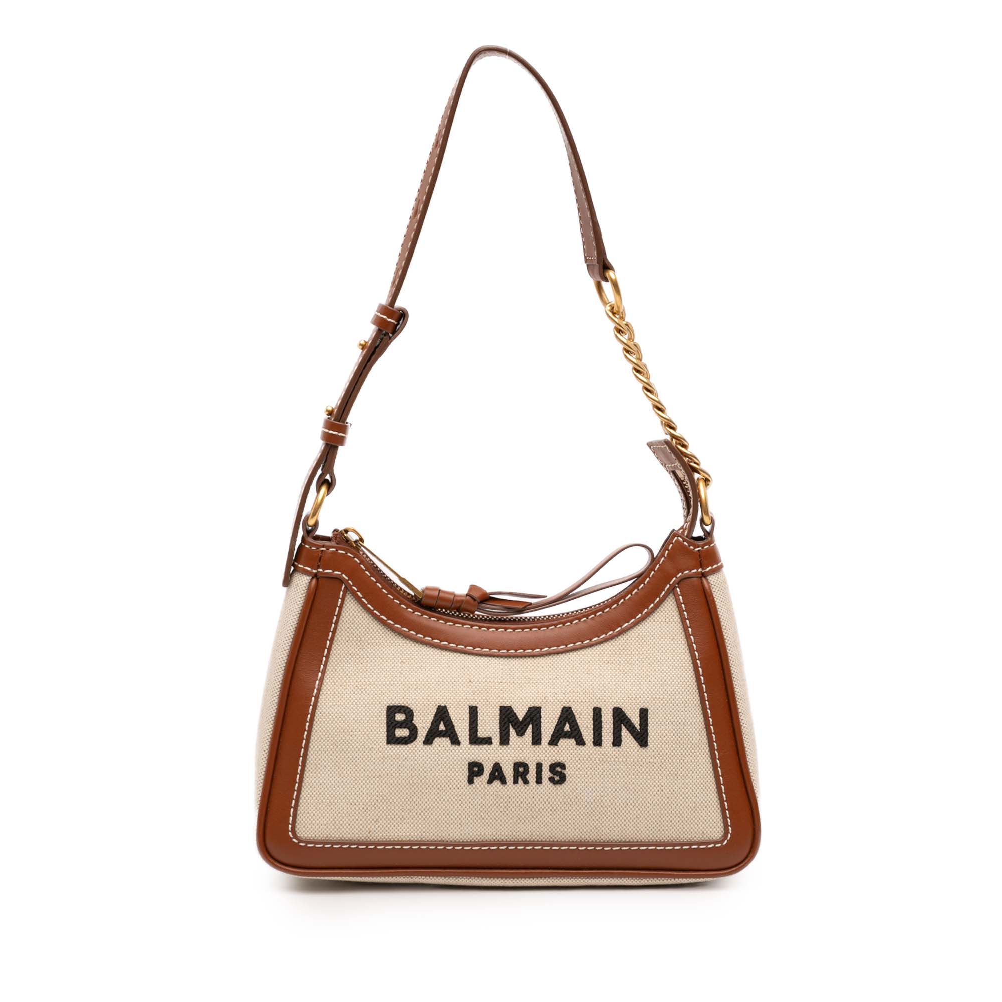 Canvas B Army Logo Shoulder Bag