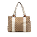 Medium GG Canvas Bamboo Libeccio Tote