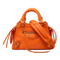 Mini Croc Embossed Calfskin Neo Classic City