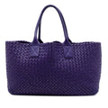 Medium Lambskin Intreccio Cabat Tote