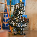 ArtZ® Apollo Bust Nordic Painted Sculpture - Black