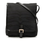 Zebra Printed Canvas Crossbody