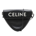 Smooth Calfskin Logo Triangle Crossbody