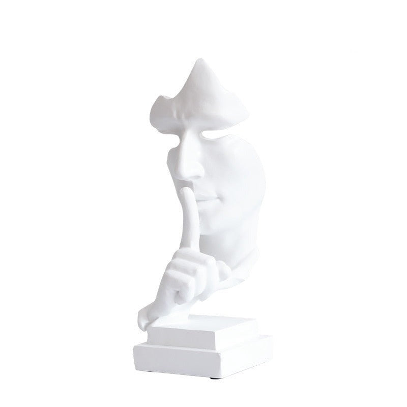 ArtZ® Face Statue - White