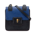 Bicolor Saffiano Cuir Flap Crossbody