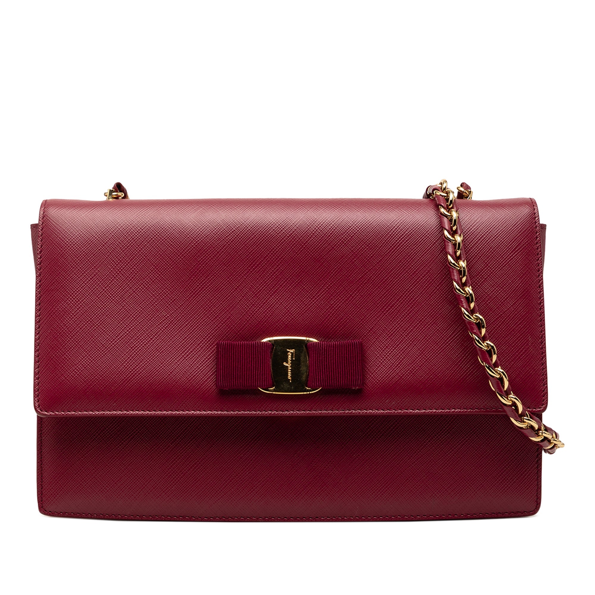 Medium Leather Vara Ginny Crossbody