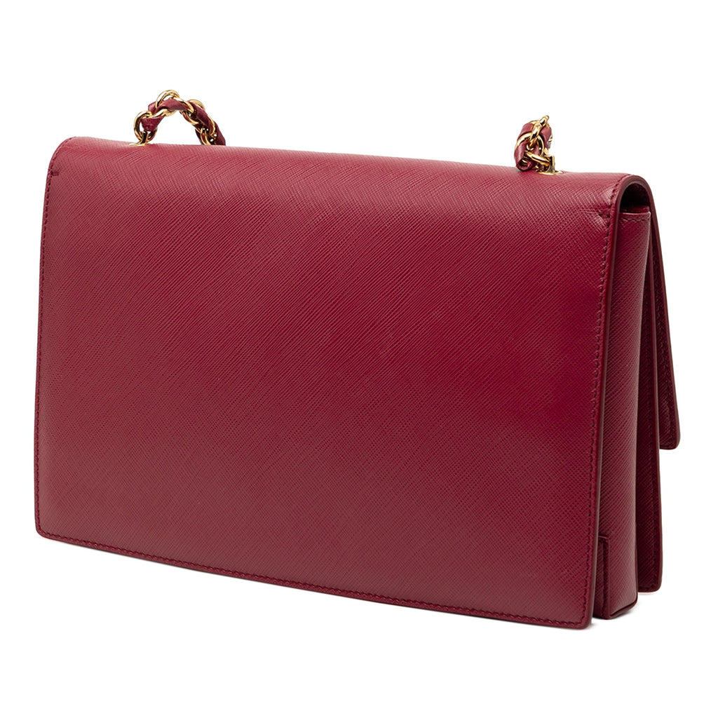 Medium Leather Vara Ginny Crossbody