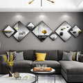 ArtZ® Framed Nordic Wall Decoration Set - Elephant (7 Piece Set)