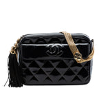 CC Quilted Patent Camera Bag