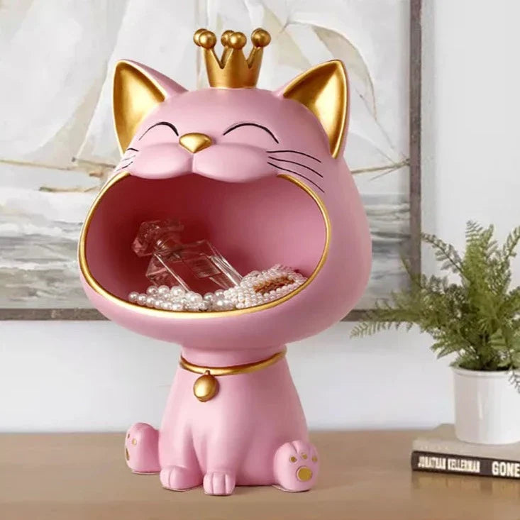 ArtZ® Lucky Cat Storage Bin - Pink