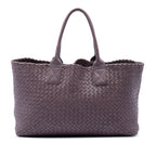 Limited Edition Medium Lambskin Intreccio Cabat Tote
