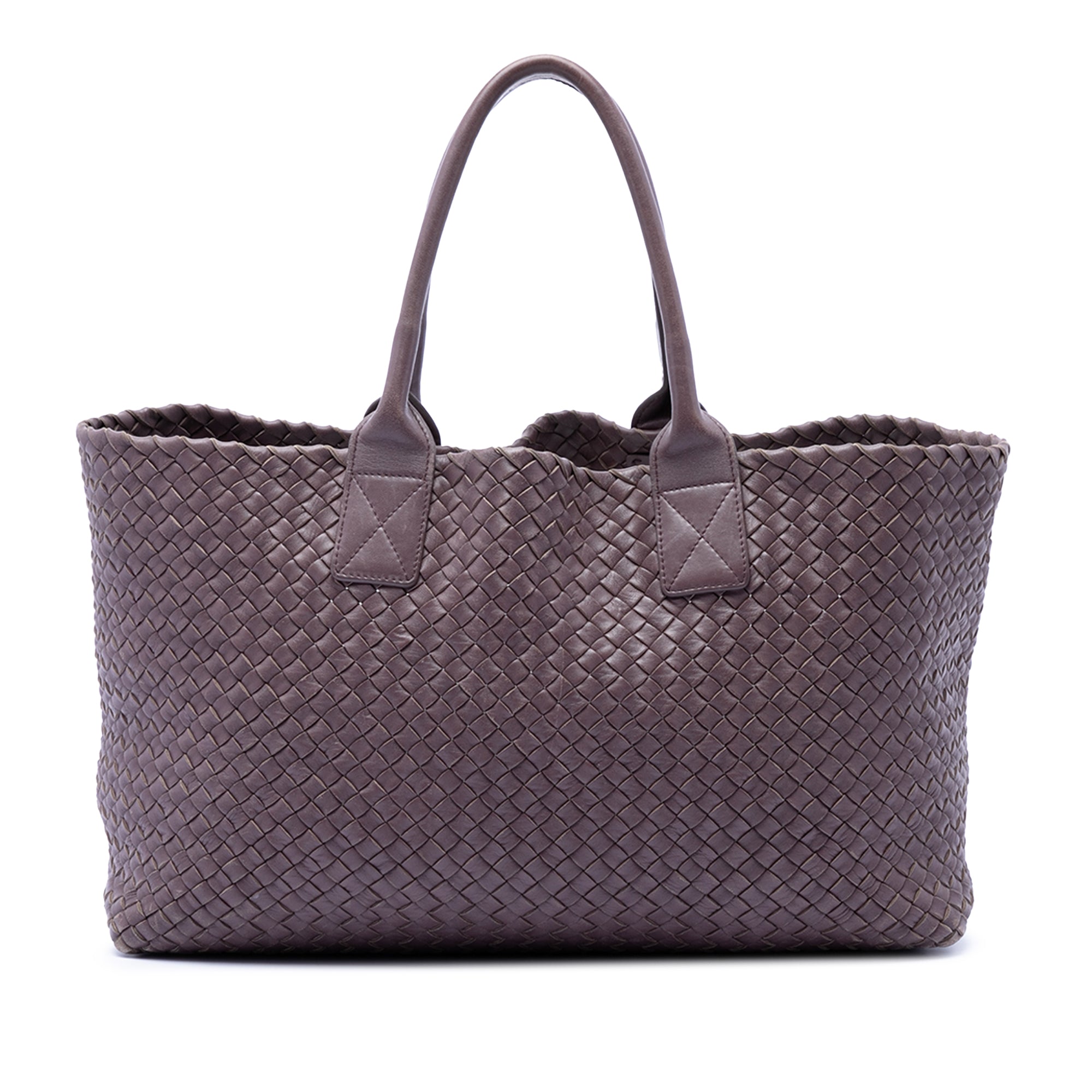 Limited Edition Medium Lambskin Intreccio Cabat Tote