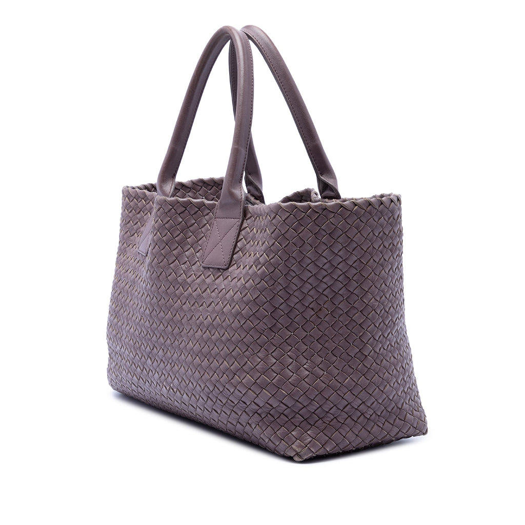 Limited Edition Medium Lambskin Intreccio Cabat Tote