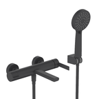 BATHME HB-GR4025B INFINITY B16 Grifo Monomando Baño Ducha Negro Mate