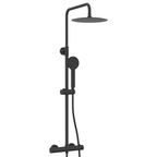 BATHME HBGRD037B INFINITY VELA Termostática Gran Ducha Rociador Redondo Negro Mate