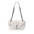 Medium Chevron Calfskin Monogram Envelope Bag