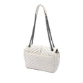 Medium Chevron Calfskin Monogram Envelope Bag