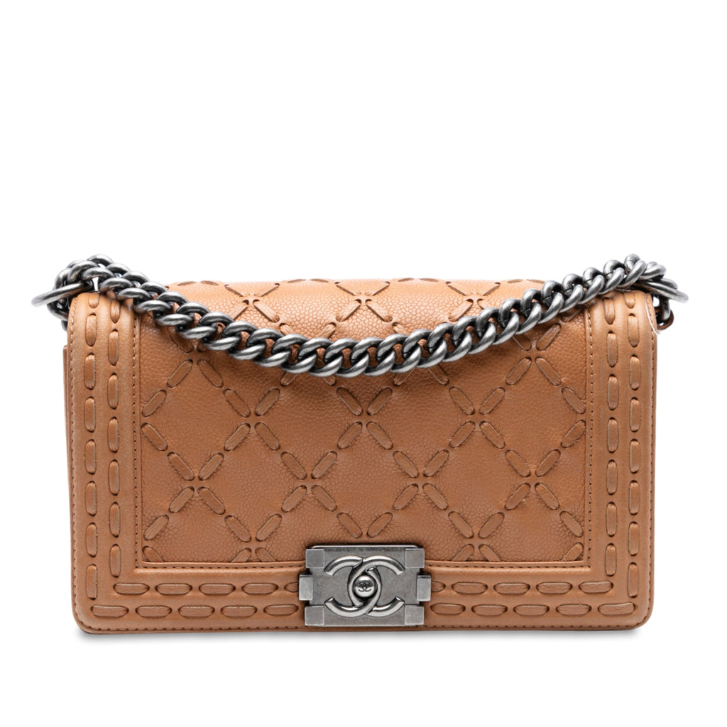 Medium Caviar Stitched Boy Flap