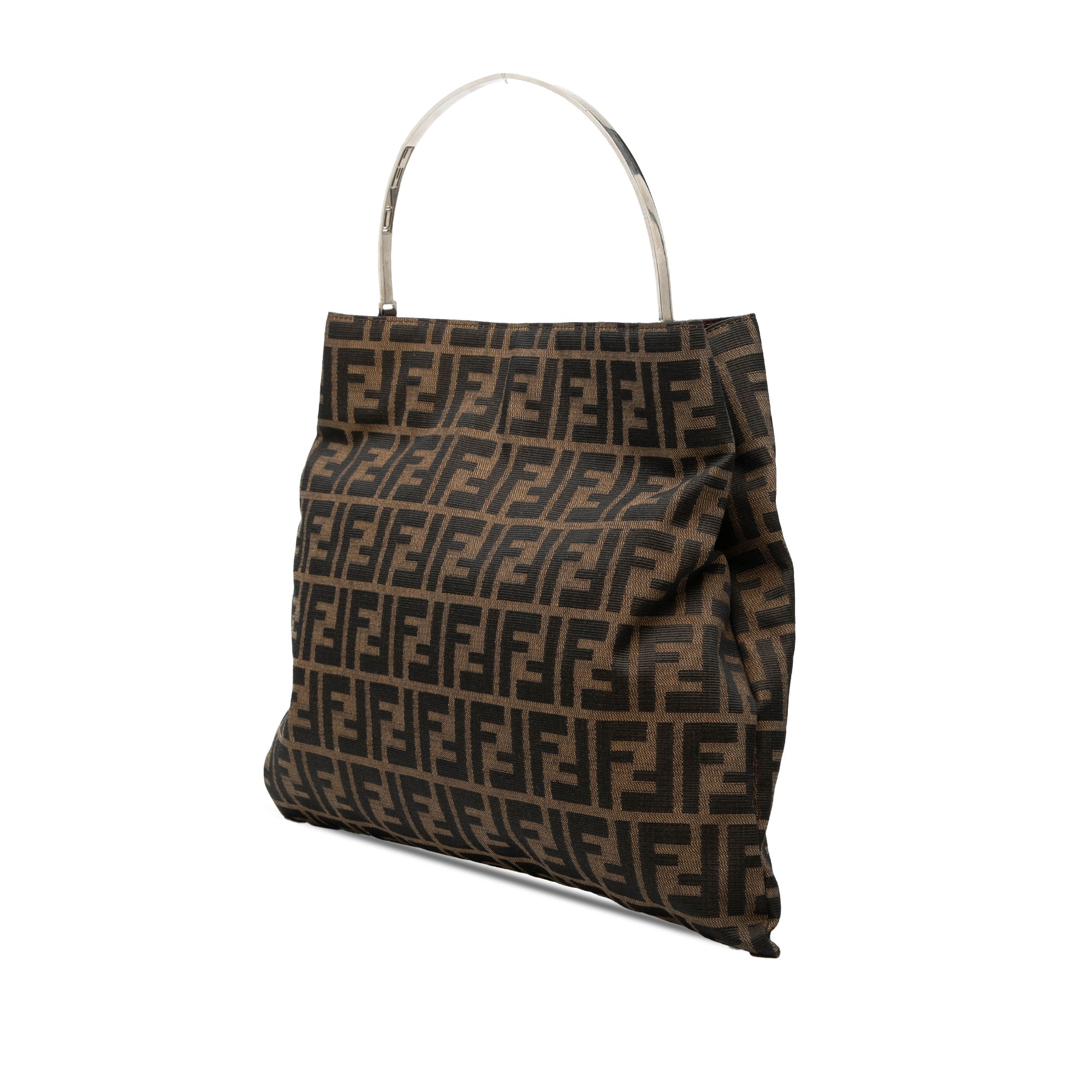 Zucca Canvas Metal Handle Tote