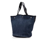 Denim Logo Satchel