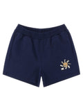 Moschino Kid Teen Teddy Bear-Print Shorts — Navy