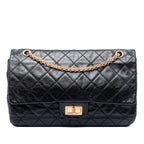 Quilted Aged Calfskin Reissue 2.55 Double Flap 227