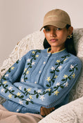 Hesper Cardigan - Greek Blue/Multi