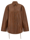 Haikure Overshirt — Brown