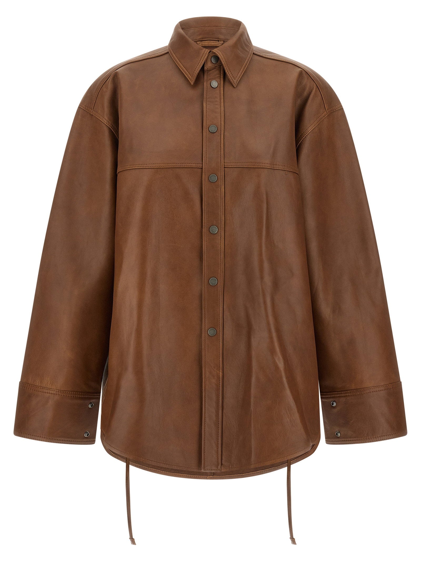 Haikure Overshirt — Brown