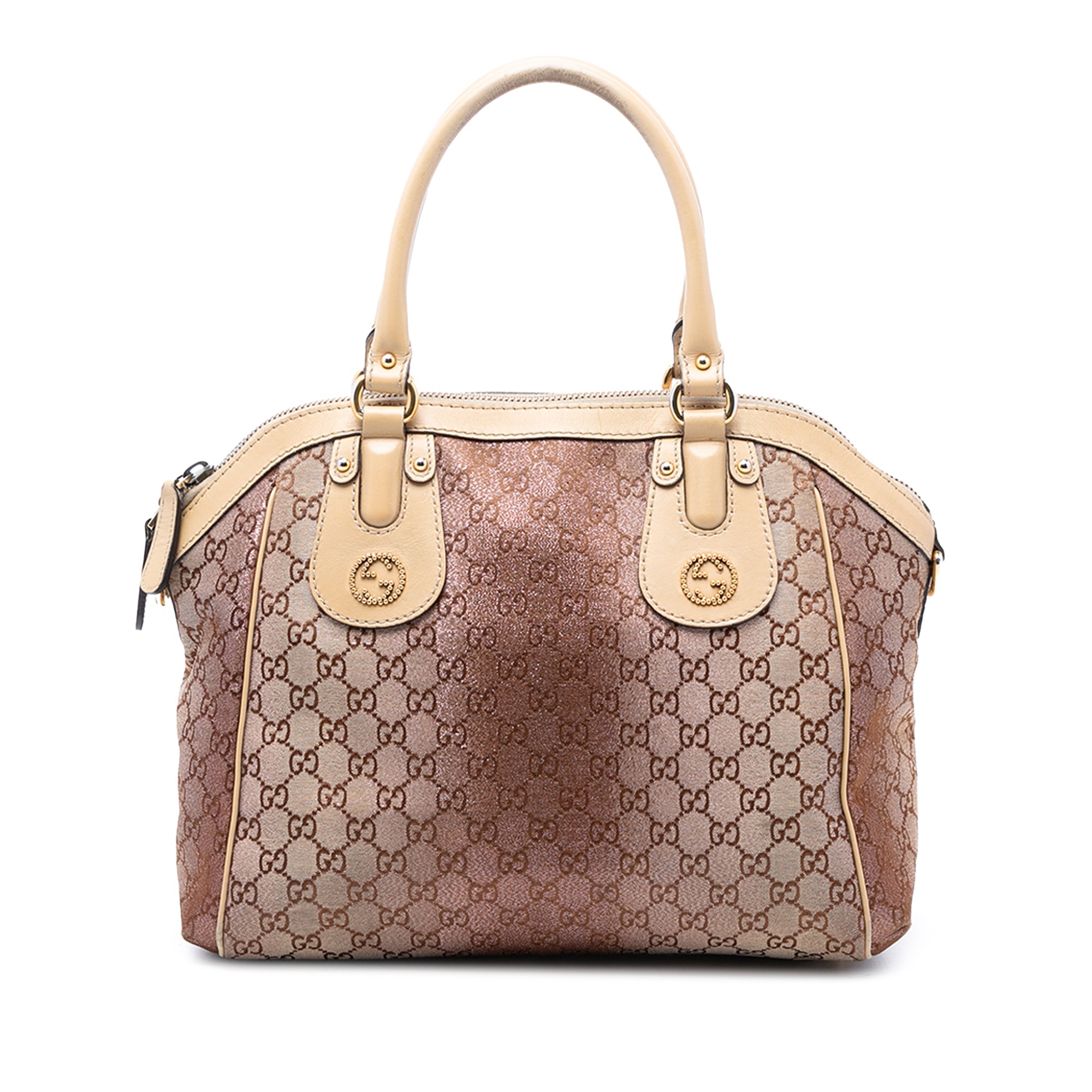 Medium GG Lurex Scarlett Satchel