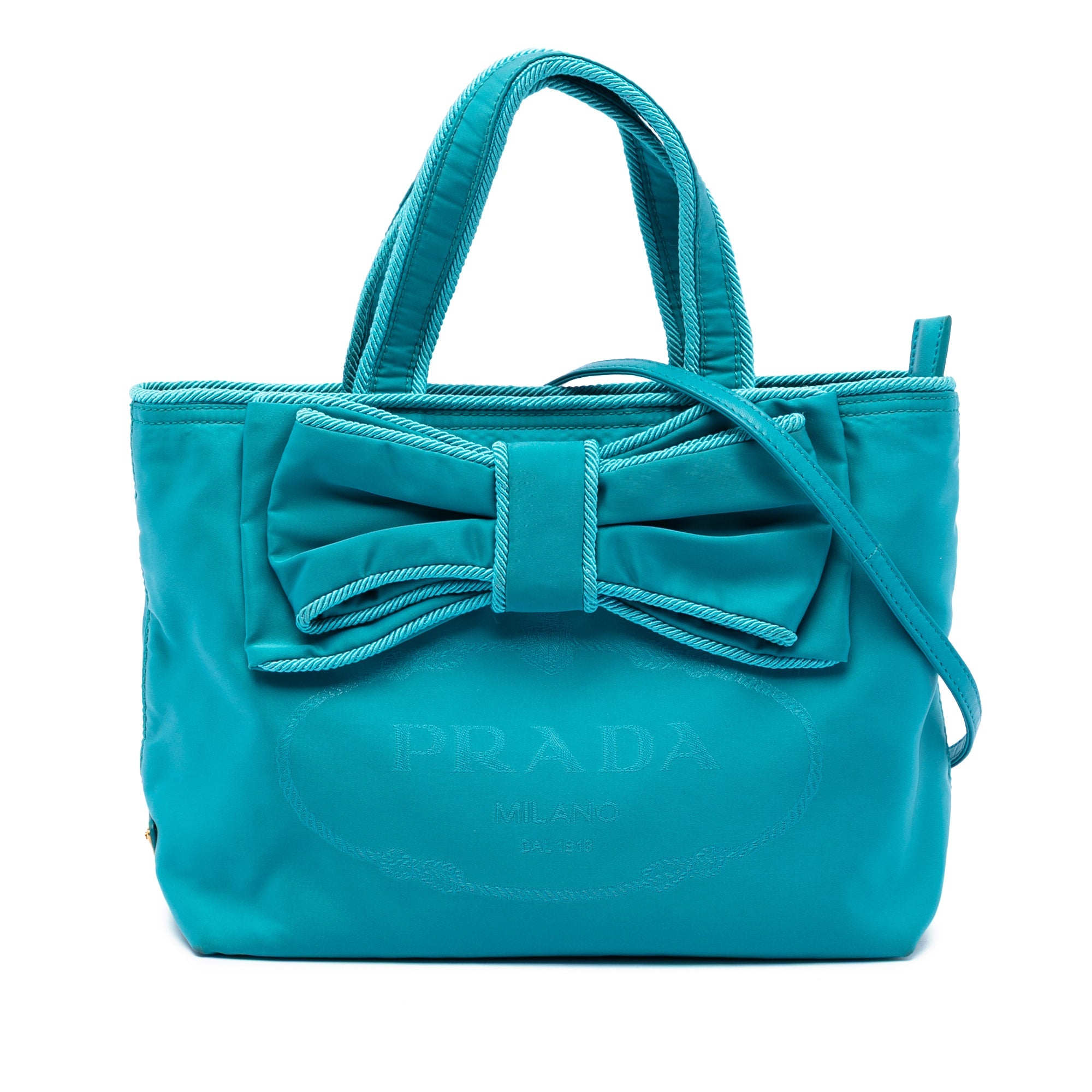 Tessuto Canapa Logo Bow Satchel