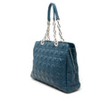 Large Lambskin Cannage Soft Zipped Lady Dior Shopping Tote