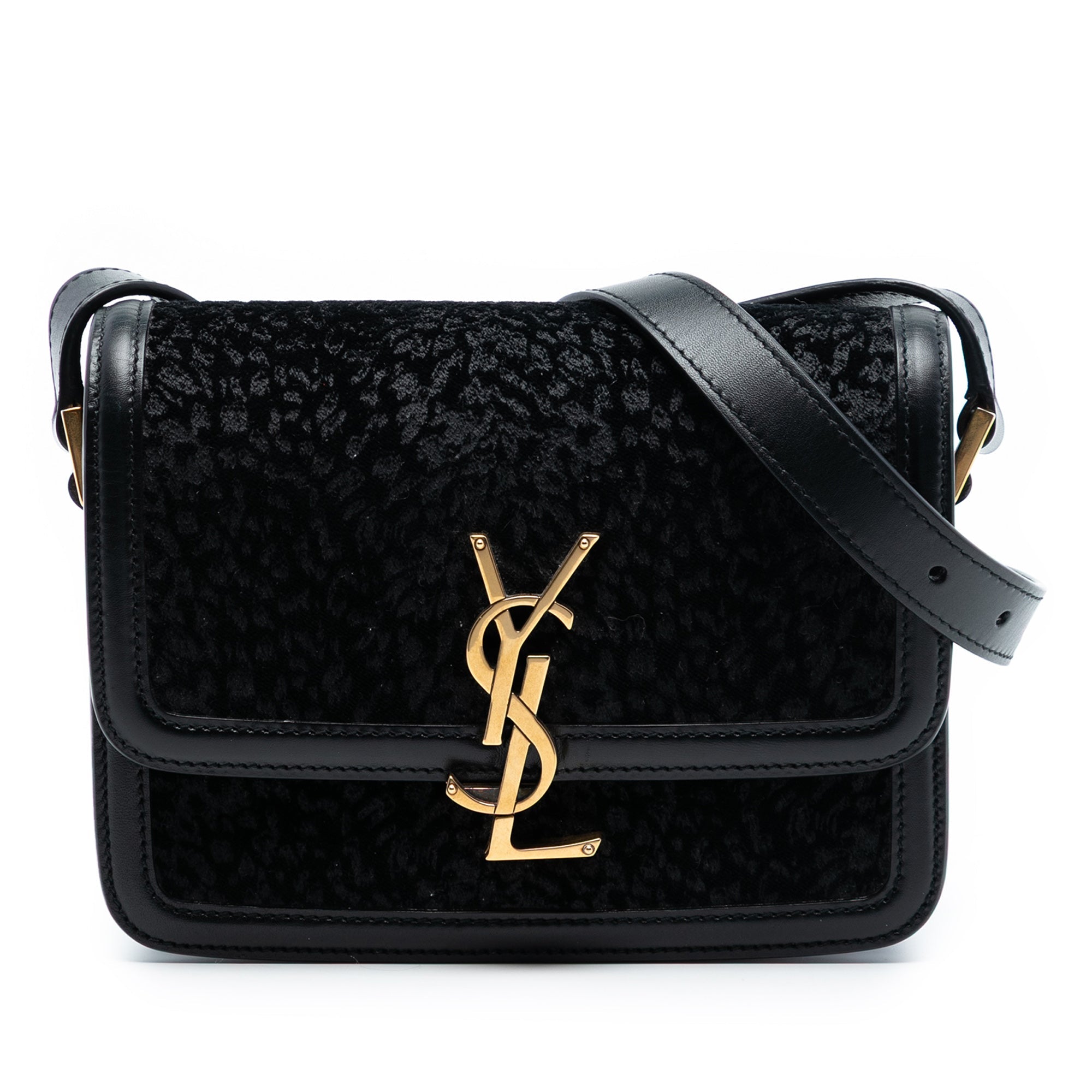 Small Velvet Solferino Satchel In Box
