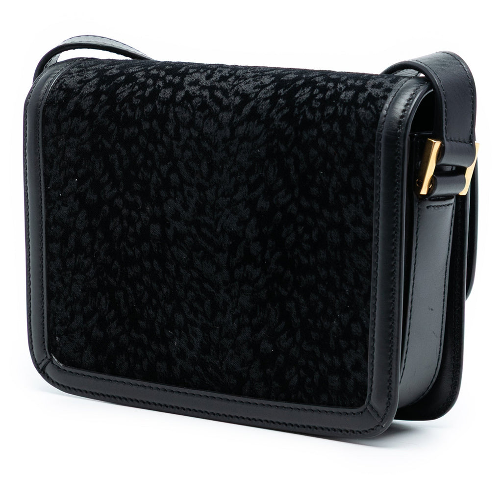 Small Velvet Solferino Satchel In Box