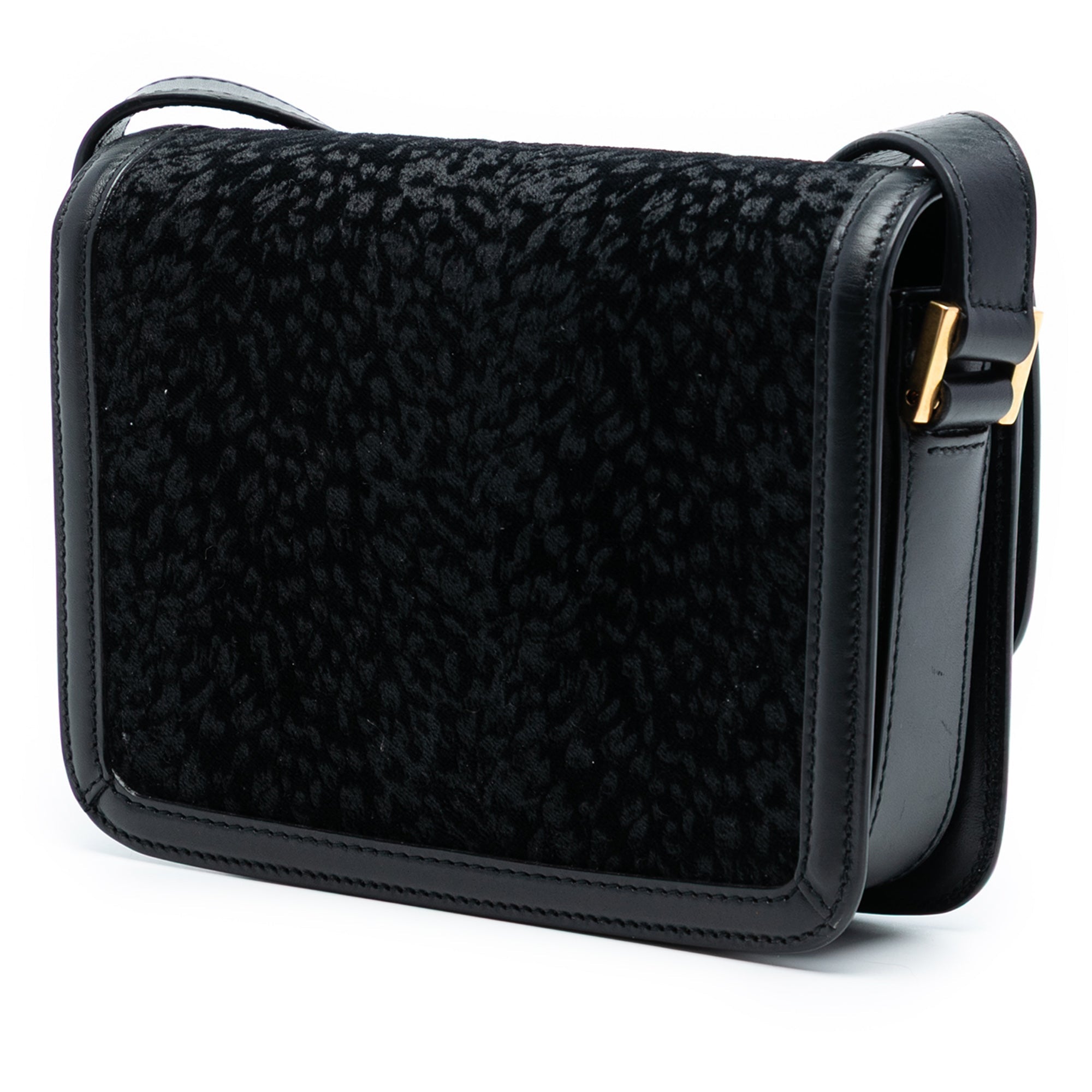 Small Velvet Solferino Satchel In Box
