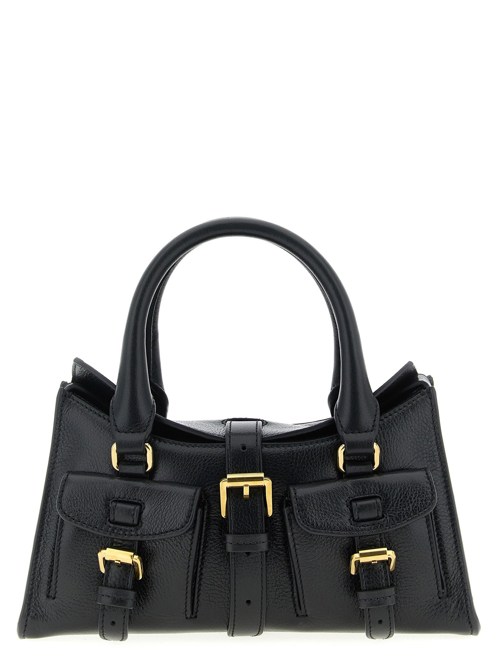 Mulberry Roxanne Top Handle Bag — Black