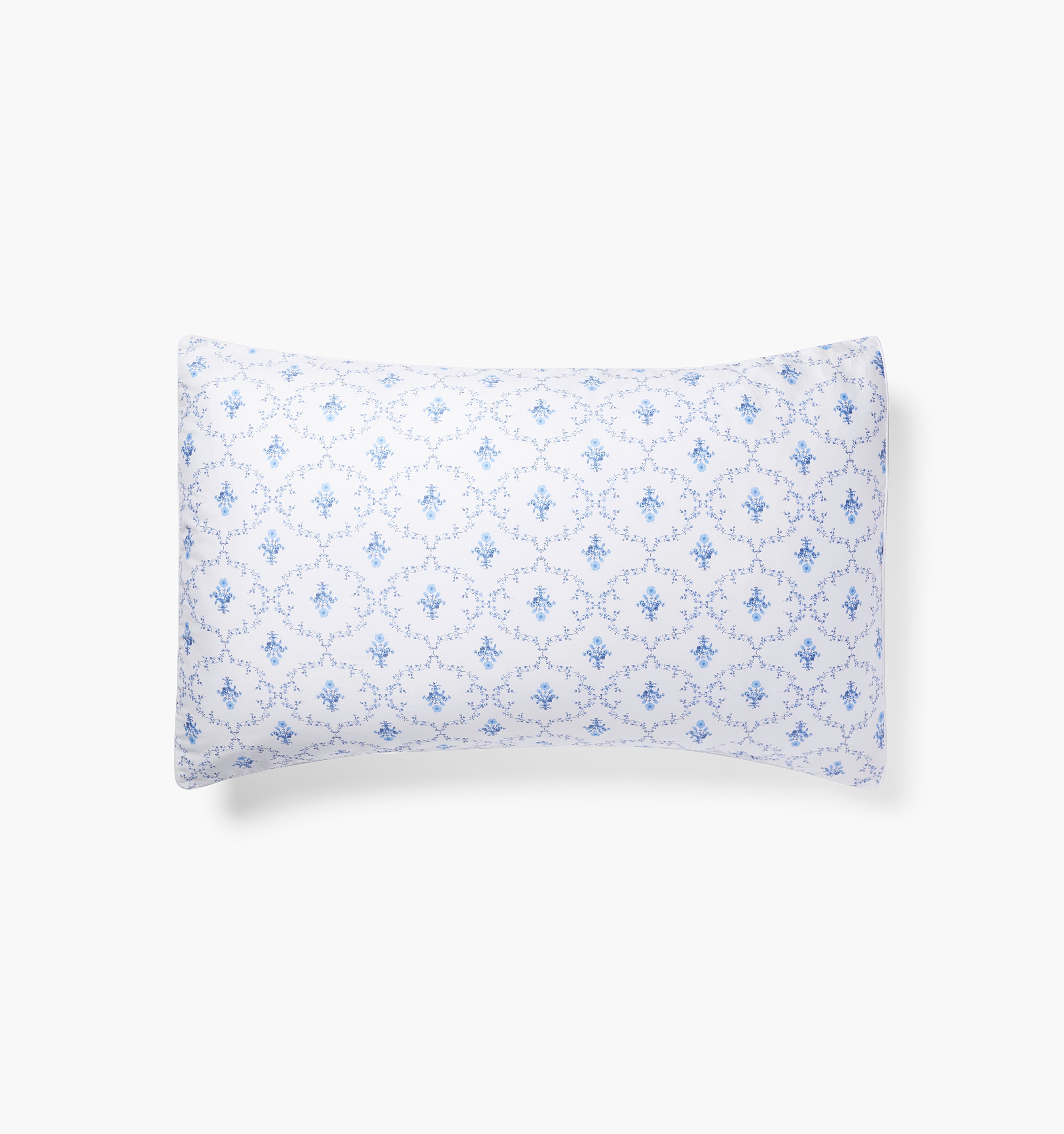 Pillowcase Set / The Blue Trellis / King / 100% Cotton   By Hill House Home