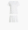 The Nina Short Pajama Set / Pastel Trellis   By Hill House Home