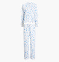 The Olivia Pant Pajama Set / Blue Botanical   By Hill House Home