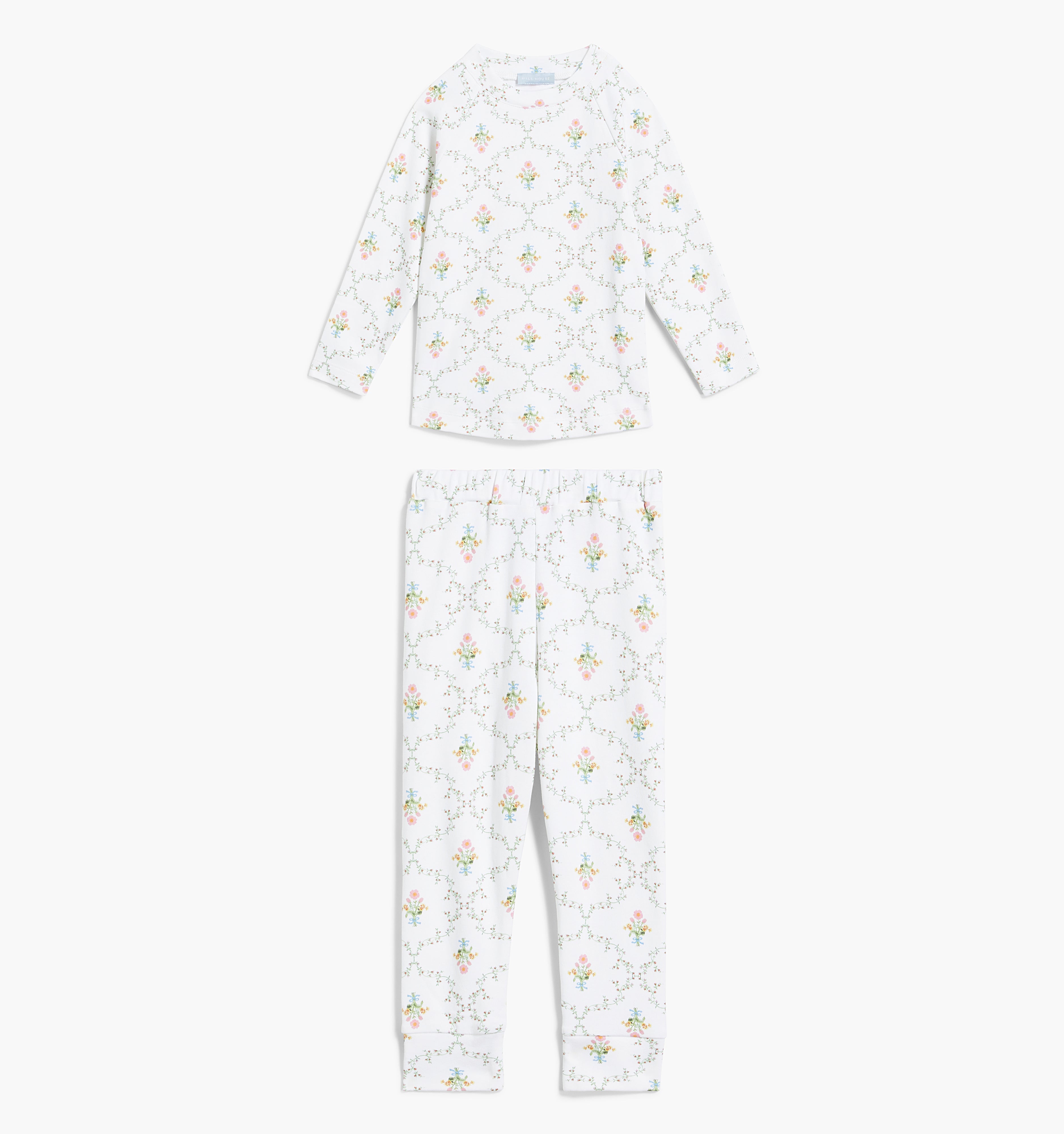 The Tiny PJ Set Pastel Trellis /   By Hill House Home