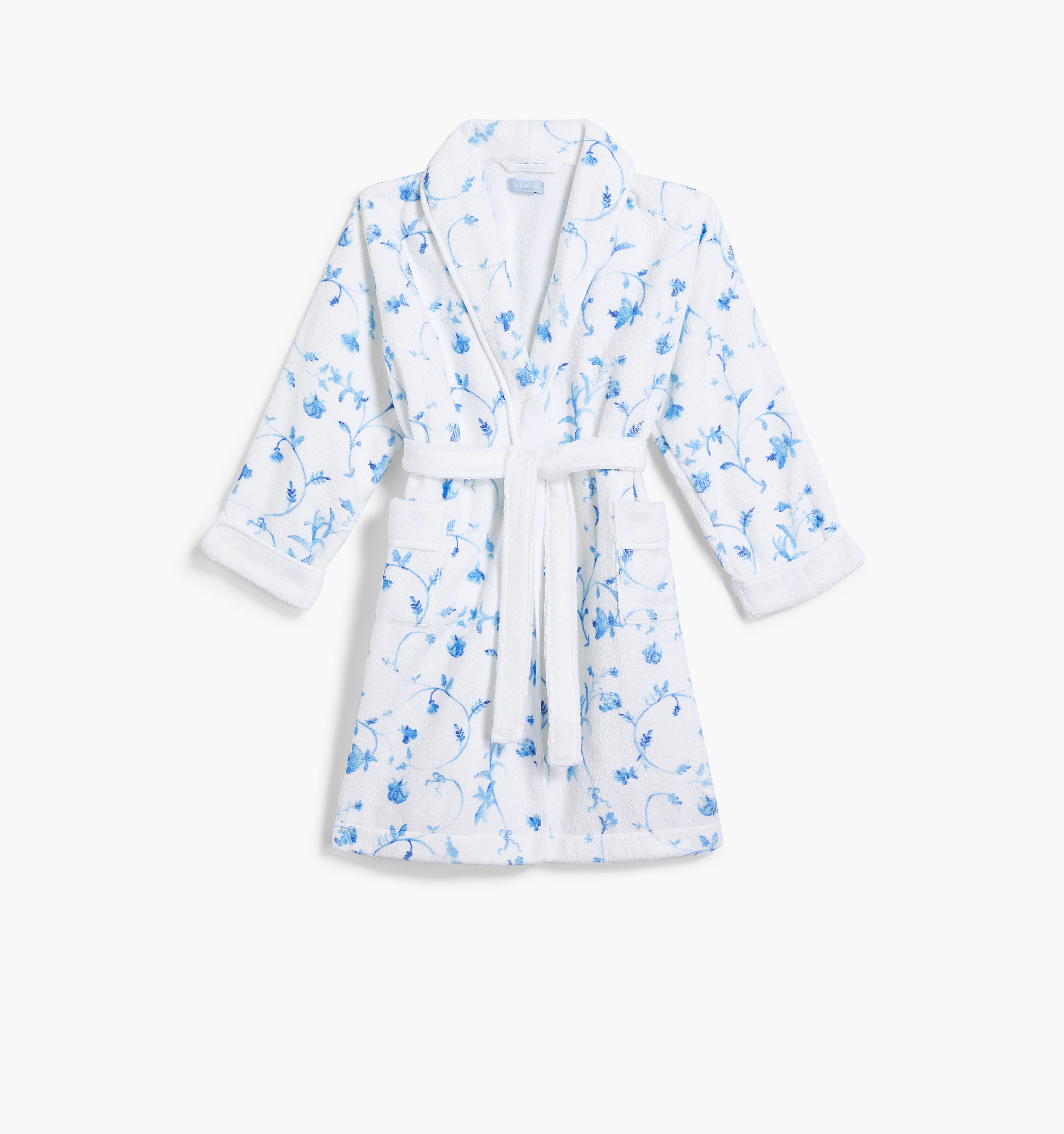 The Tiny Hotel Robe / Blue Botanical    By Hill House Home