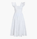 The Maternity Ellie Nap Dress White Shadow Stripe   By Hill House Home