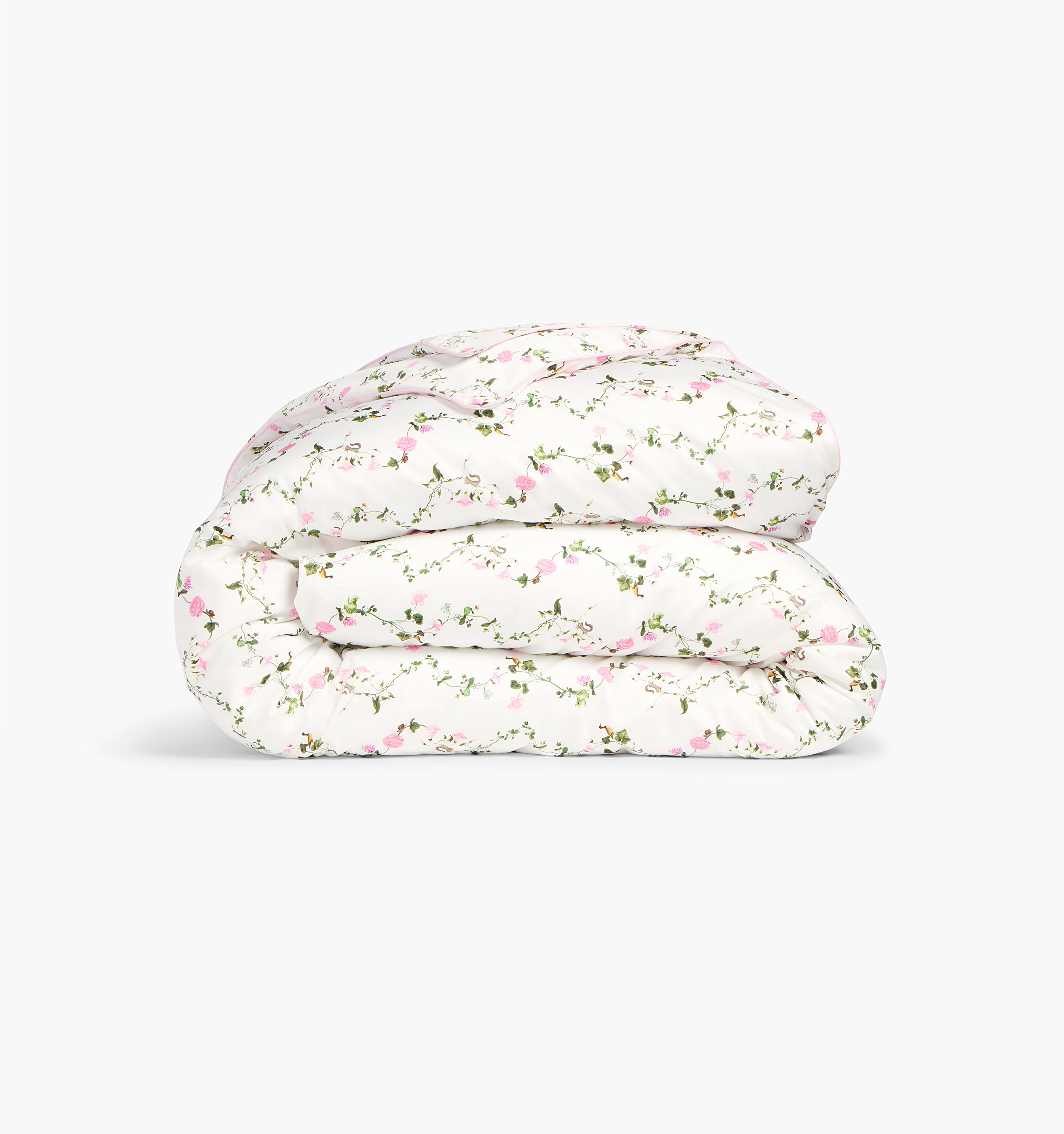 Duvet Cover / The Pink Pond Floral / King / 100% Cotton   By Hill House Home