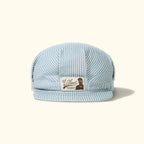 Hickory Stripe Conductor Hat Blue