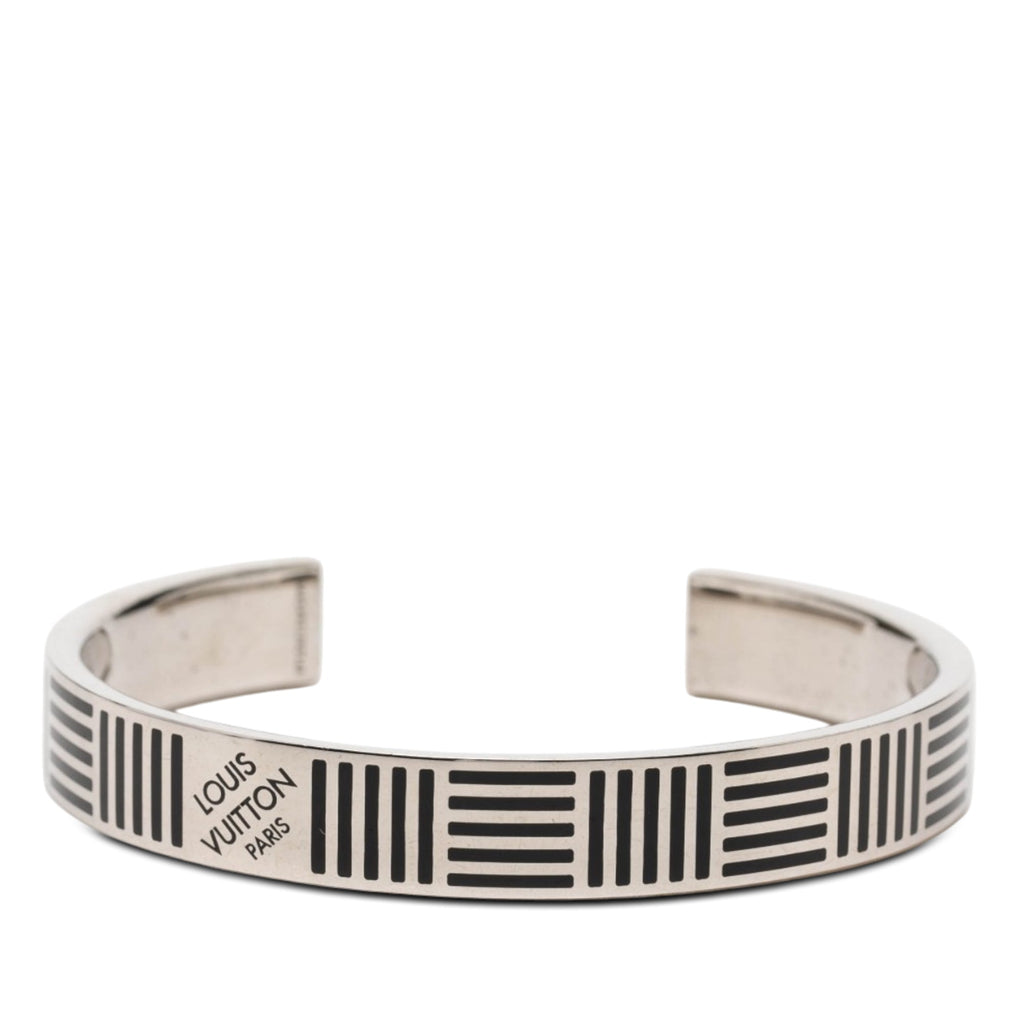 Brass Damier Colors Cuff Bracelet
