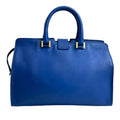 Small Leather Monogram Downtown Cabas Satchel