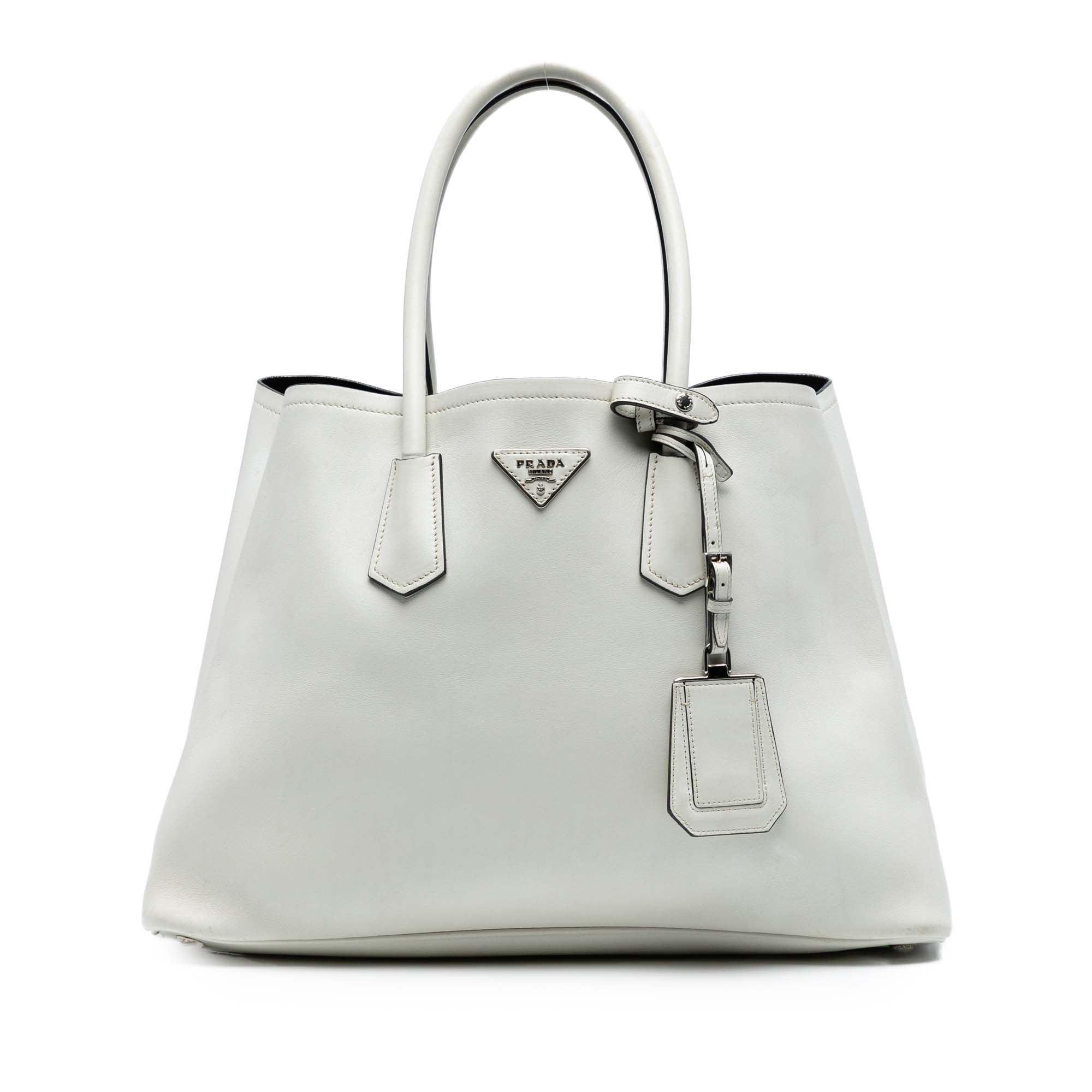 Large City Calf Double Satchel